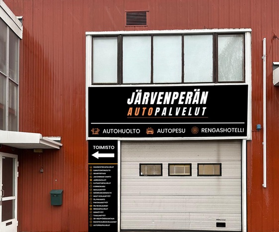 Kuva autohuoltoliikkeestä Järvenperän Autopalvelut Espoo